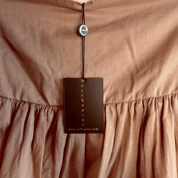 NEW Anthropologie size M / L Erika Pena Maxi Skirt Hi-Low Tiered - Picture 5 of 7